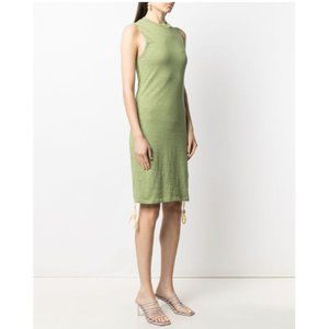 Apparis Betsy ruched organic-cotton dress NWT